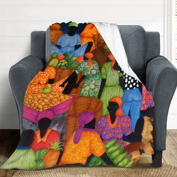 African Artwork Blanket African Artwork Blanket