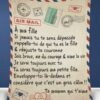 Air Mail To My Daughter From Your Mom Who Loves You Fleece Blanket