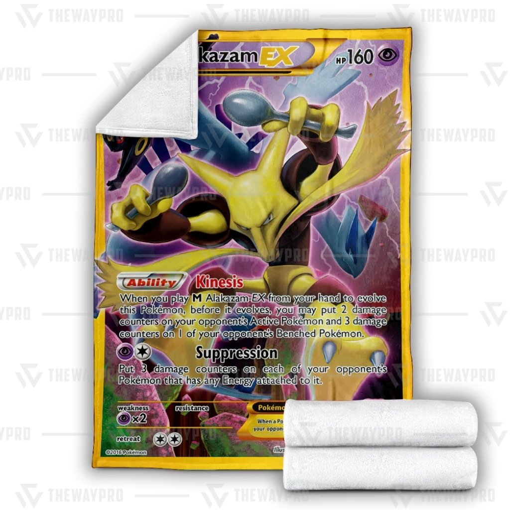 Alakazam Ex Pokemon Blanket Alakazam Ex Pokemon Blanket