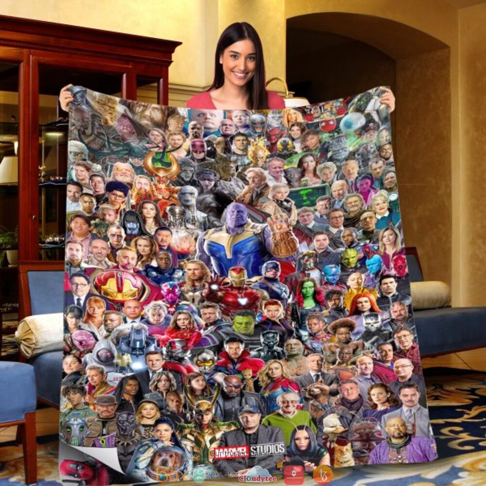 All Characters Marvel Studios Blanket All Characters Marvel Studios Blanket