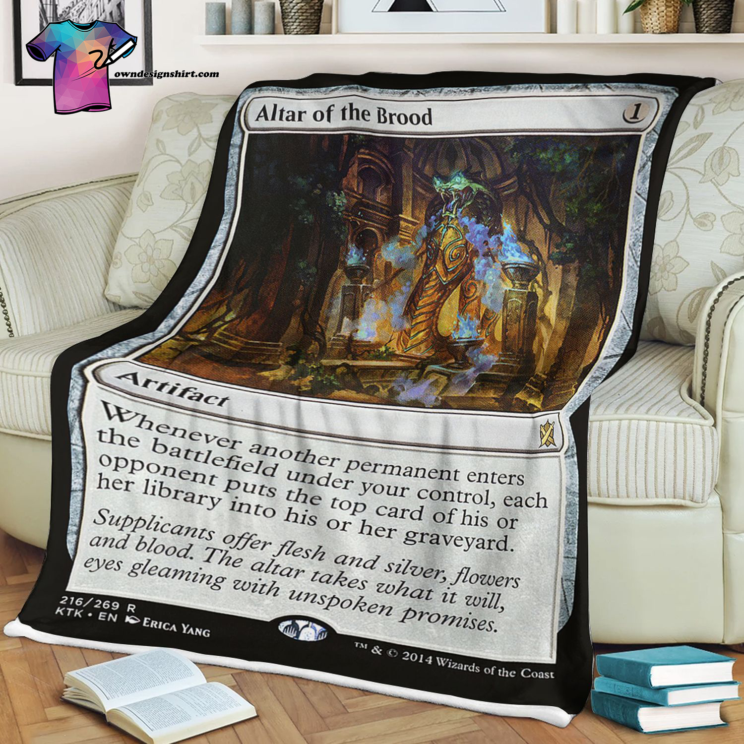 Altar Of The Brood Game Magic The Gathering Blanket Altar Of The Brood Game Magic The Gathering Blanket
