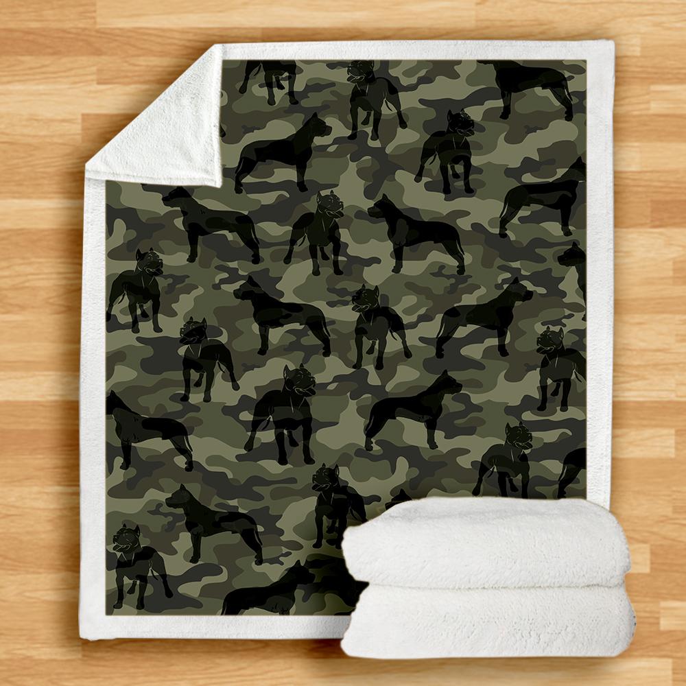 American Pit Bull Terrier Camo Blanket American Pit Bull Terrier Camo Blanket