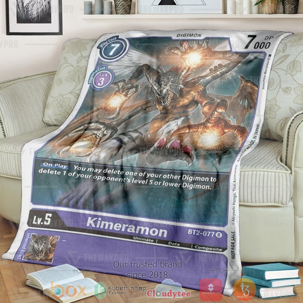 Anime Digimon Kimeramon Custom Soft Blanket 2 Anime Digimon Kimeramon Custom Soft Blanket 2