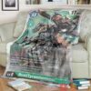 Anime Digimon Rusttyrannomon Custom Soft Blanket