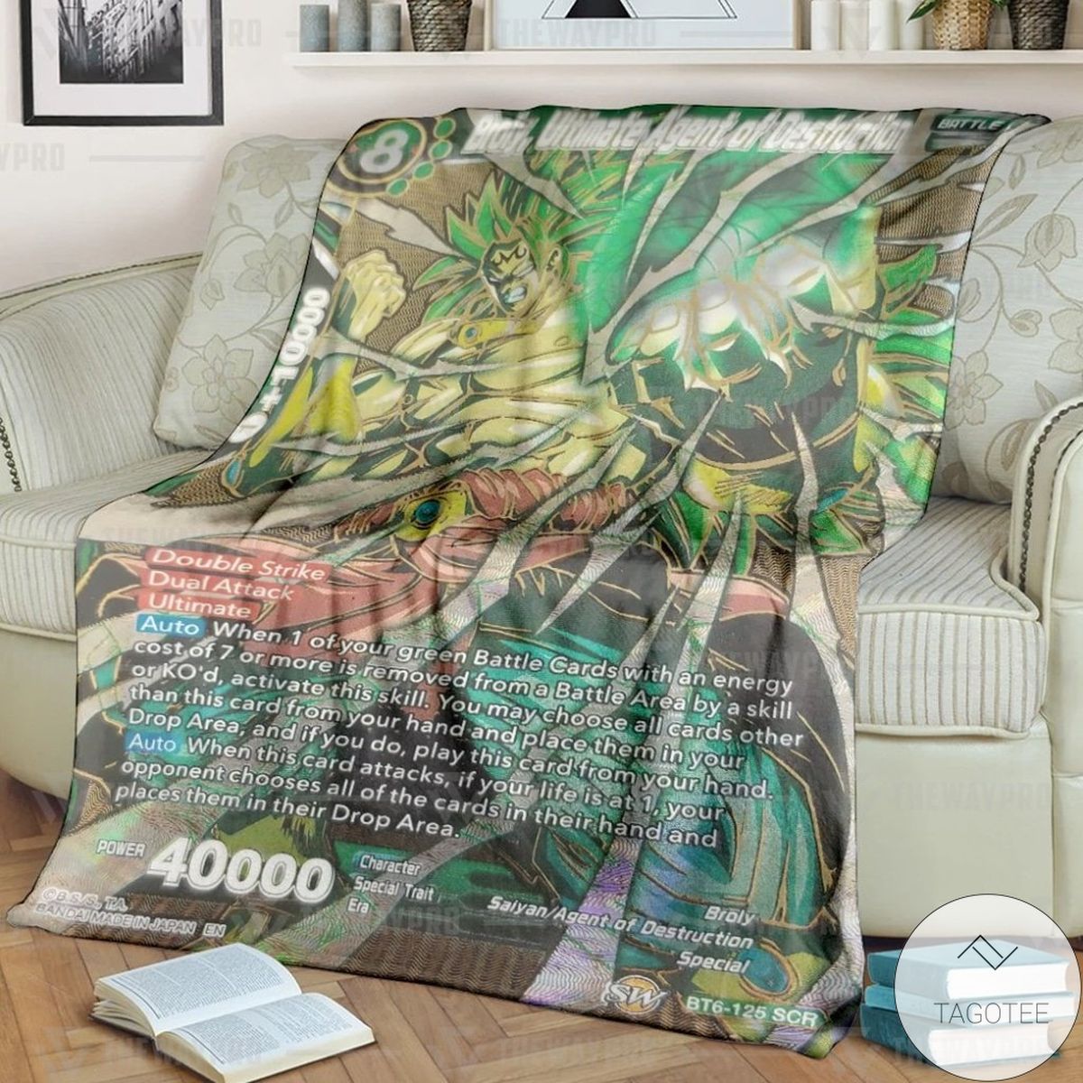 Anime Dragon Ball Broly Ultimate Agent Of Destruction Custom Soft Blanket Anime Dragon Ball Broly Ultimate Agent Of Destruction Custom Soft Blanket