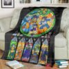 Anime Dragon Ball Stained Glass Custom Soft Blanket