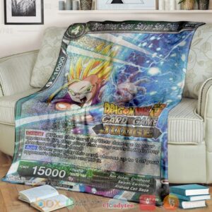 Anime Dragon Ball The Determined Super Saiyan Son Gohan Soft Blanket 3