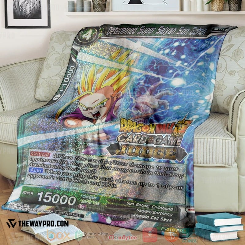 Anime Dragon Ball The Determined Super Saiyan Son Gohan Soft Blanket 4 Anime Dragon Ball The Determined Super Saiyan Son Gohan Soft Blanket 4
