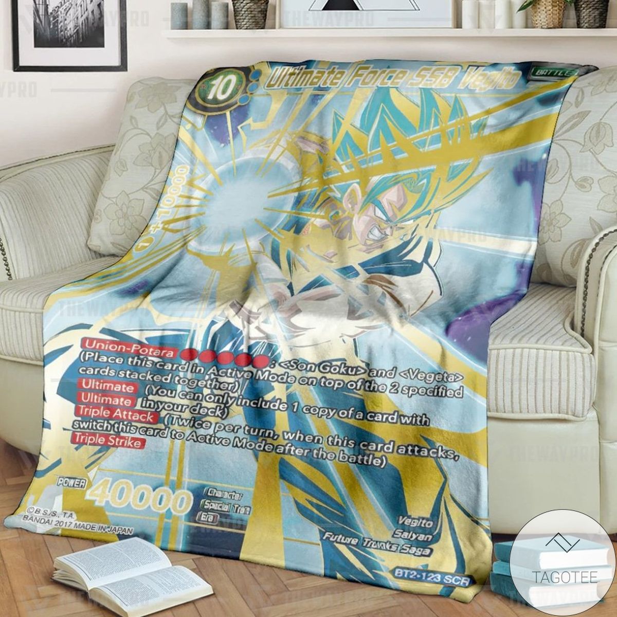 Anime Dragon Ball Ultimate Force Ssb Vegito Custom Soft Blanket Anime Dragon Ball Ultimate Force Ssb Vegito Custom Soft Blanket
