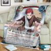 Anime Naruto Gaara Sherpa Blanket