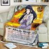 Anime Naruto Hinata Sherpa Blanket 2