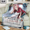 Anime Naruto Sakura Sherpa Blanket