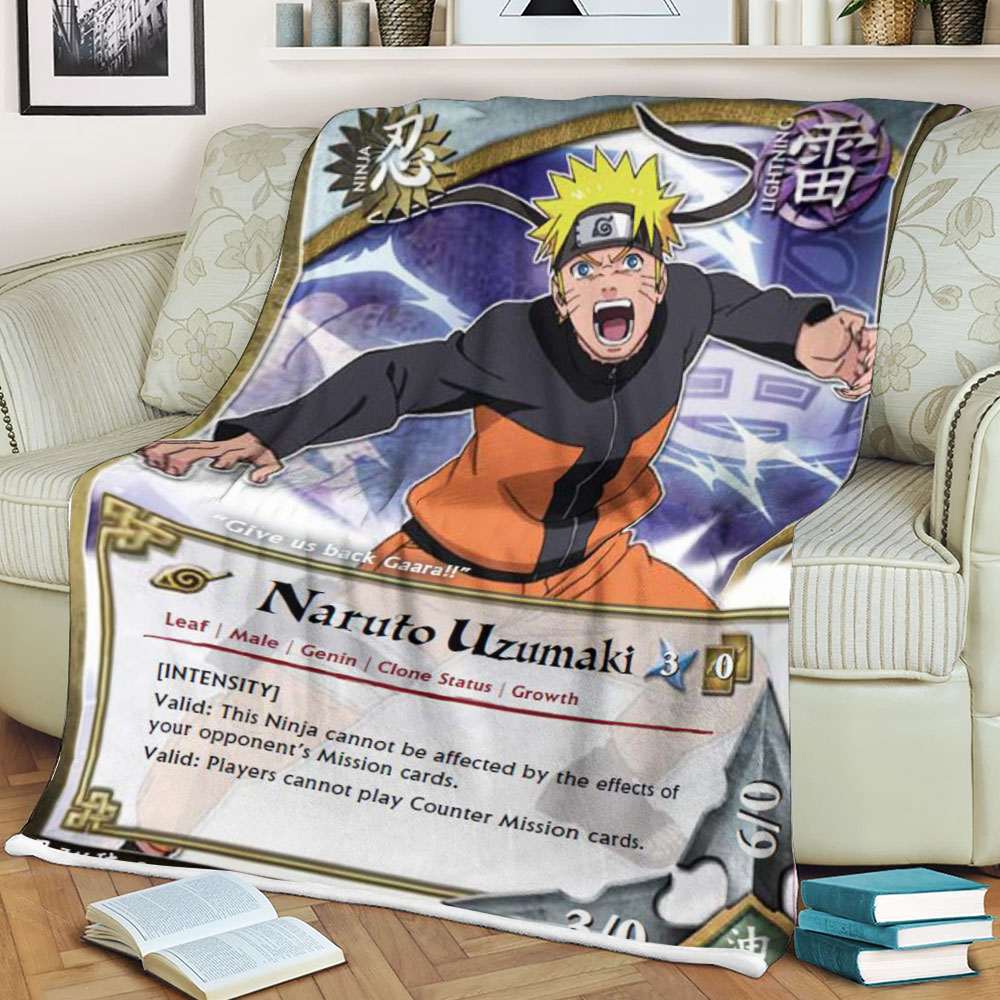 Anime Naruto Sherpa Blanket Anime Naruto Sherpa Blanket