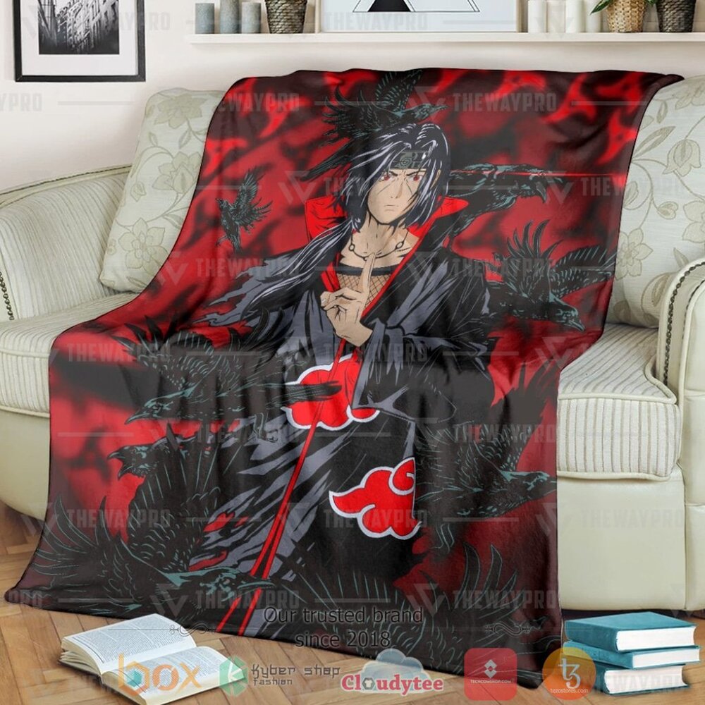 Anime Naruto Shippuden Itachi Uchiha Custom Soft Blanket Anime Naruto Shippuden Itachi Uchiha Custom Soft Blanket