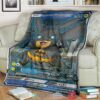 Anime Pkm Batmans Pikachu Custom Soft Blanket