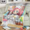 Anime Pkm Center Lady Trainer Custom Soft Blanket