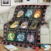 Anime Pkm Eevee Evolution Poke Ball Custom Soft Blanket