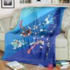 Anime Pkm Greninja Custom Soft Blanket