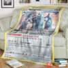 Anime Pkm Metagross Vivid Voltage Custom Soft Blanket