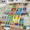 Anime Pokemon 1St Edition Cards Blanket