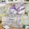 Anime Pokemon Aerodactyl Lv 44 Full Print Soft Blanket