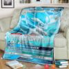 Anime Pokemon Alolan Sandslash Gx Sun Moon Promos Soft Blanket