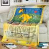 Anime Pokemon Ampharos Unseen Forces Soft Blanket 2