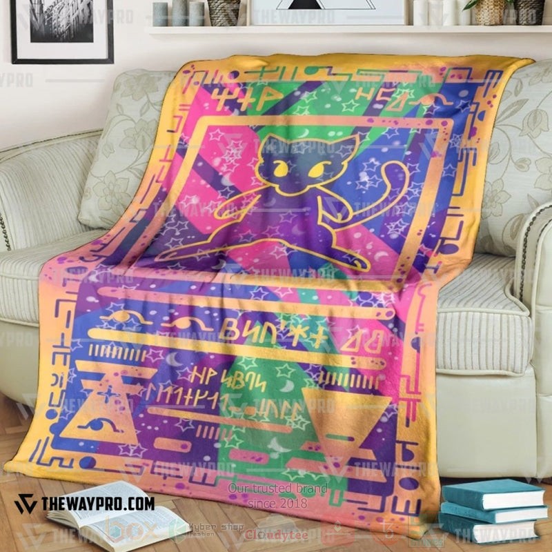 Anime Pokemon Ancient Mew Blanket Anime Pokemon Ancient Mew Blanket