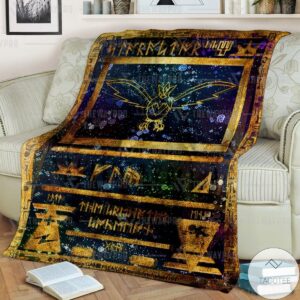 Anime Pokemon Ancient Staraptor Custom Blanket