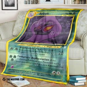 Anime Pokemon Arbok Blanket 2
