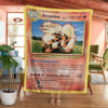 Anime Pokemon Arcanine Evolutions Custom Soft Blanket