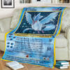 Anime Pokemon Articuno Full Print Soft Blanket