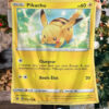 Anime Pokemon Base Pikachu Blanket