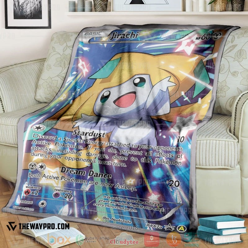 Anime Pokemon Basic Jirachi Xy Promos Soft Blanket Anime Pokemon Basic Jirachi Xy Promos Soft Blanket