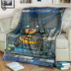 Anime Pokemon Batmans Pikachu Full Printing Blanket
