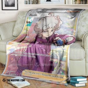 Anime Pokemon Bede Sword And Shield Blanket