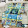 Anime Pokemon Blastoise Cards Version 2 Blanket