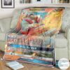 Anime Pokemon Blaziken Gx Custom Blanket