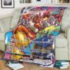 Anime Pokemon Blaziken Vmax Chilling Reign Blanket