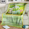 Anime Pokemon Bulbasaur 1St Edition Full Print Soft Blanket