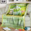 Anime Pokemon Bulbasaur 1St Edition Soft Blanket