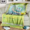 Anime Pokemon Bulbasaur Collection Blanket