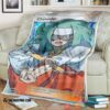 Anime Pokemon Channeler Trainer Soft Blanket