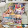 Anime Pokemon Charizard Braixen Gx Soft Blanket