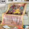 Anime Pokemon Charizard Card Soft Blanket
