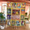 Anime Pokemon Charizard Cards Custom Soft Blanket