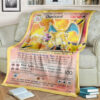 Anime Pokemon Charizard Celebrations Full Print Soft Blanket