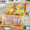 Anime Pokemon Charizard Celebrations Holo Custom Soft Blanket