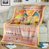 Anime Pokemon Charizard Evolutions Blanket 2