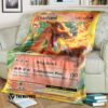 Anime Pokemon Charizard Ex Evolutions Blanket